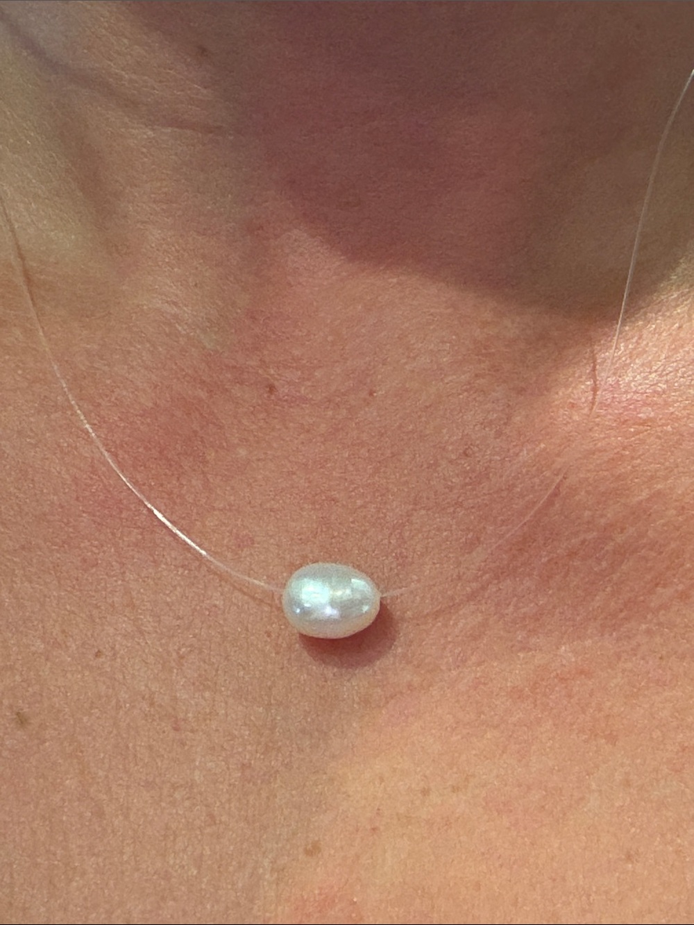 Elizabeth Wilmore Tomales Bay Floating Pearl Necklace